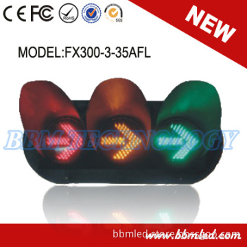 300mm Three Colors Arrow LED Traffic Signal Lamp with Fresnel Lens